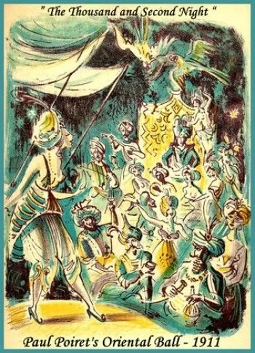 Pesta kostum Paul Poiret di tahun 1911.
